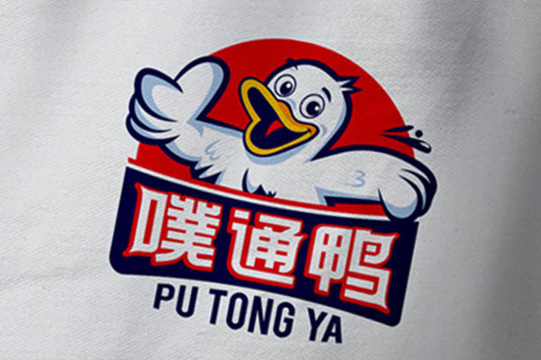 ​“噗通鸭”品牌Logo设计说明x北斗设计