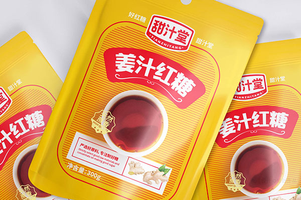 从 “甜汁堂” 看如何设计出彩的红糖包装